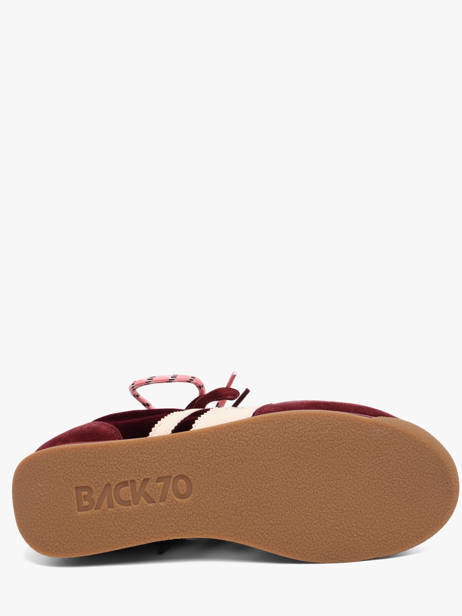 Sneakers En Cuir Back 70 Rouge women 63 vue secondaire 4