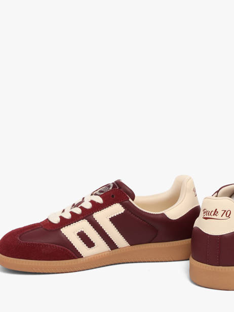 Sneakers En Cuir Back 70 Rouge women 214 vue secondaire 2