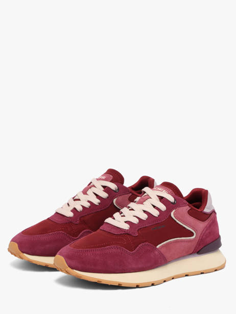 Sneakers En Cuir Hoff Rouge women 22602408 vue secondaire 1