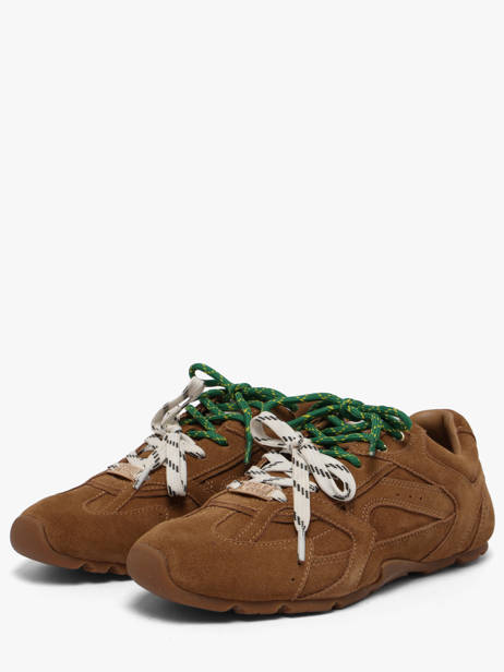 Sneakers En Cuir Steve madden Marron women 11005159 vue secondaire 1