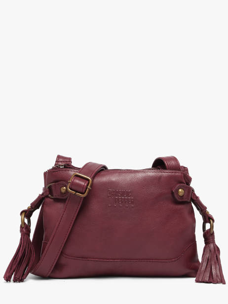 Sac Bandoulière Cow Cuir Basilic pepper Rouge cow BCOW82