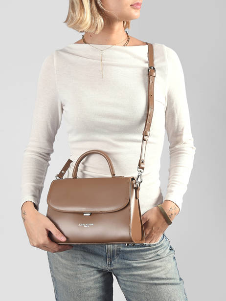 Medium Leather Suave Crossbody Bag Lancaster Brown suave even 17 other view 1