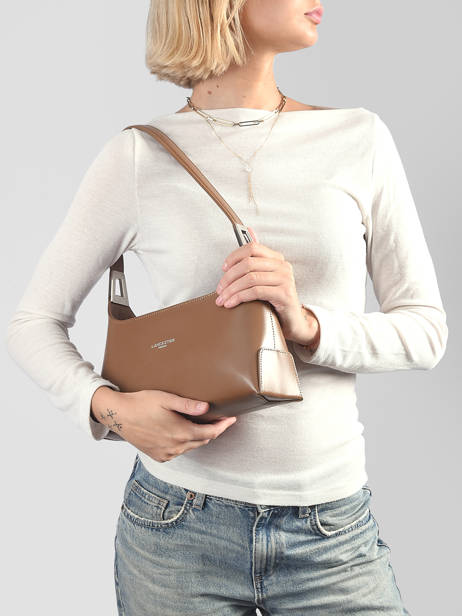 Sac Baguette Suave Cuir Lancaster Marron suave ace 20 vue secondaire 1