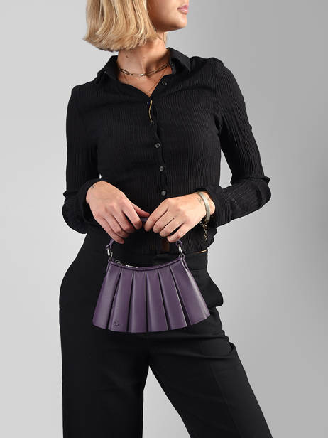Crossbody Bag Lenglen Leather Lacoste Violet lenglen NU5219DP other view 1