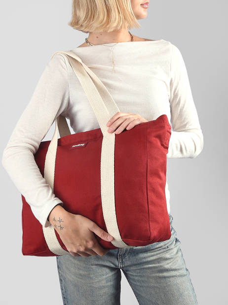 Sac Porté épaule Cesar Coton Hindbag Rouge best seller CESAR vue secondaire 1
