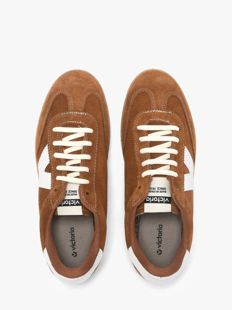 Sneakers Berlin In Leather Victoria Brown women 1126218 other view 4
