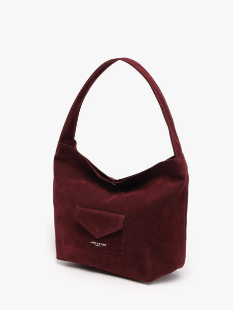 Shoulder Bag Suedine Kba Lancaster Red suedine kba 60 other view 2
