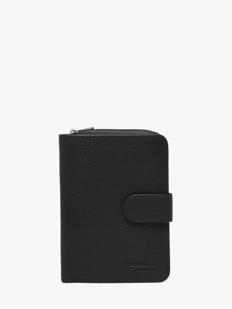 Wallet Leather Hexagona Black confort 461063R