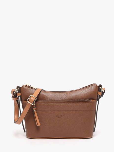 Shoulder Bag Mae Hexagona Brown mae 5620321