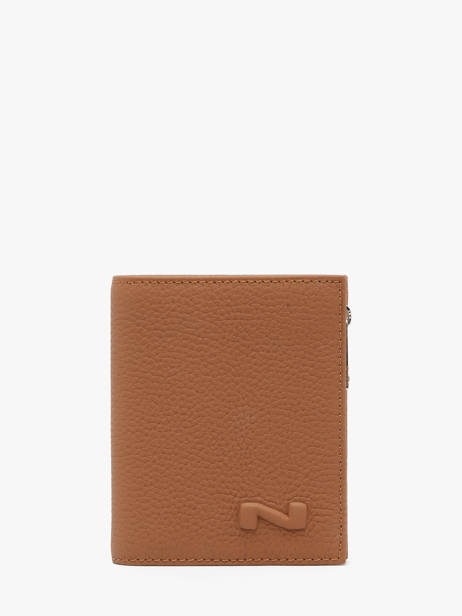 Leather Original N Bifold Wallet Nathan baume Brown original n 101N