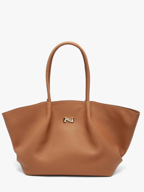 Shoulder Bag Nymphea Leather Nathan baume Brown nymphea 7