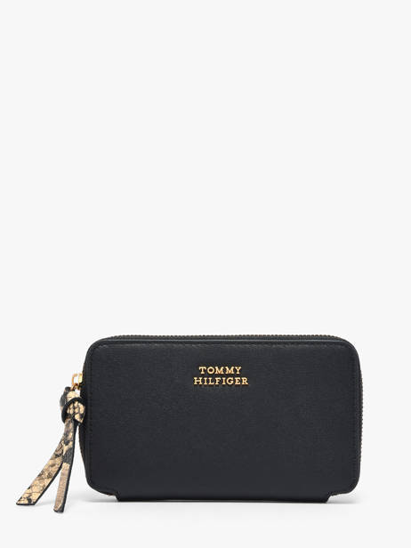 Wallet Leather Tommy hilfiger Black th leather AW18939