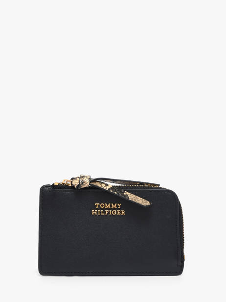 Wallet Leather Tommy hilfiger Black th leather AW18937