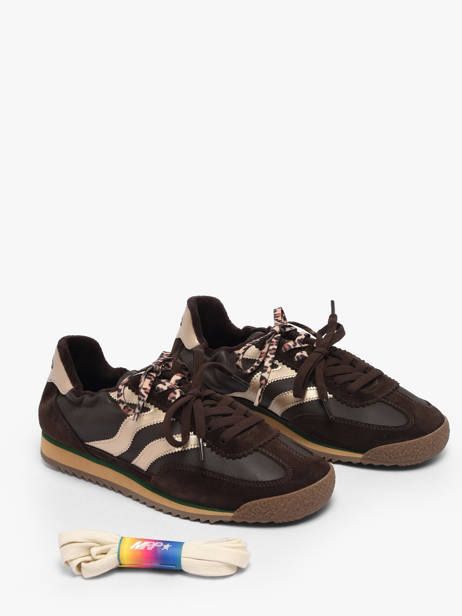 Sneakers In Leather Mrp star Brown women 21 other view 1
