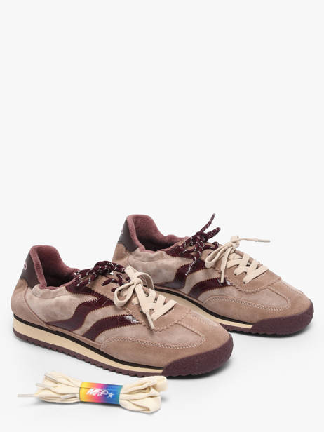 Sneakers In Leather Mrp star Pink women 4 other view 1