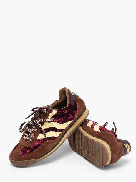 Sneakers In Leather Mrp star Red women 10 other view 2