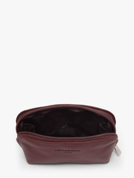 Coin Purse Confort Leather Hexagona Brown confort 467389 other view 1