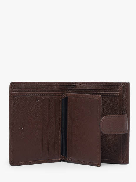 Wallet Leather Hexagona Brown confort 467468R other view 1