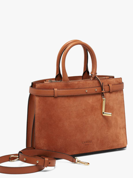 Satchel Faubourg Leather Lancel Brown faubourg A14257 other view 1