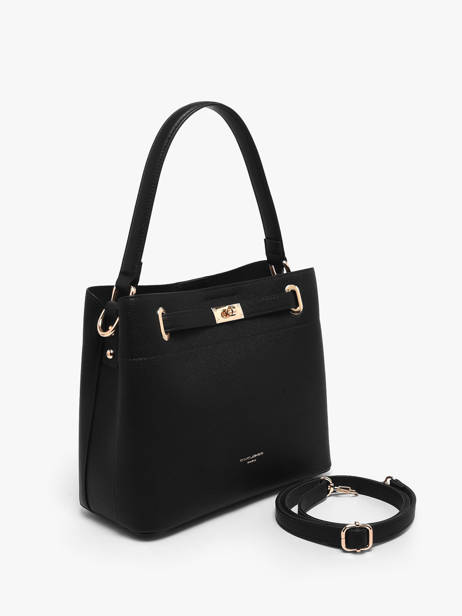 Sac Porté épaule Saffiano David jones Noir saffiano 4 vue secondaire 2