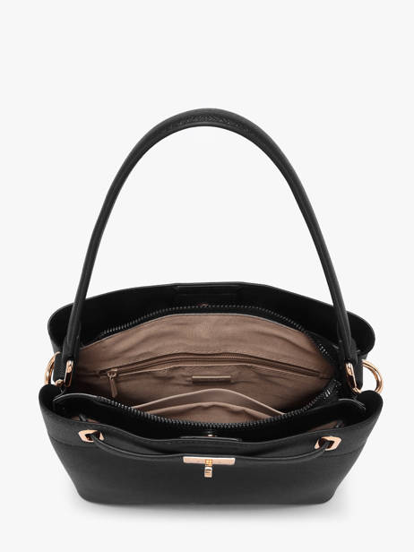 Sac Porté épaule Saffiano David jones Noir saffiano 4 vue secondaire 3
