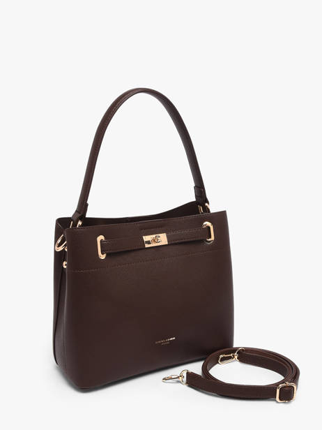 Shoulder Bag Saffiano David jones Brown saffiano 4 other view 1