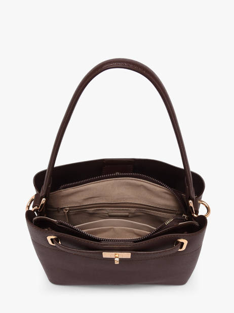 Shoulder Bag Saffiano David jones Brown saffiano 4 other view 2