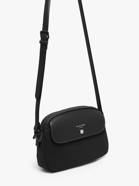Crossbody Bag Essentiel David jones Black essentiel CM8699 other view 1