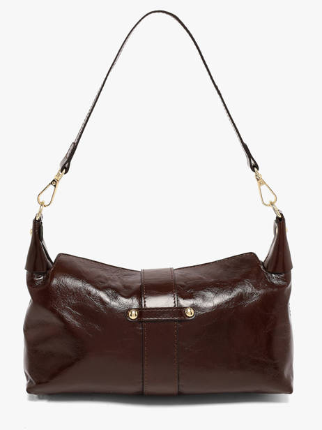Shoulder Bag Shiny Sauvage Leather Milano Brown shiny sauvage SS26064 other view 3