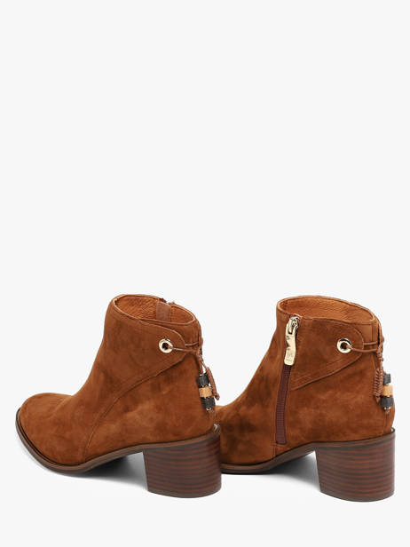 Heeled Boots In Leather Mam'zelle Brown women CSIUY55 other view 2