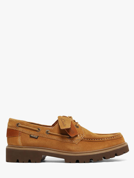 Derby Shoes In Leather Clarks Beige men 26327954
