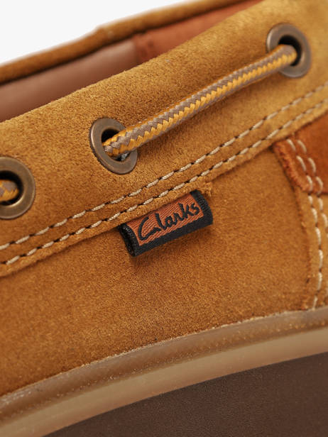 Derby Shoes In Leather Clarks Beige men 26327954 other view 2