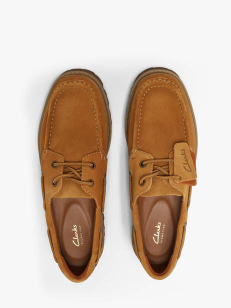 Derby Shoes In Leather Clarks Beige men 26327954 other view 3