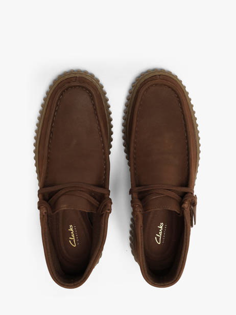 Ankle Derby Shoes In Leather Clarks Brown men 26327242 other view 3