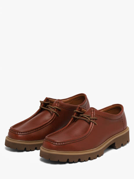 Derby Shoes In Leather Clarks Brown men 26186417 other view 1