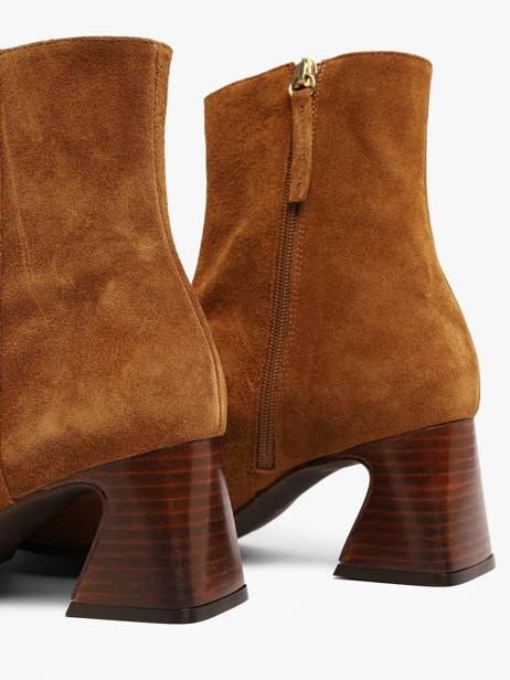 Heeled Boots In Leather Angel alarcon Brown women 507O other view 2