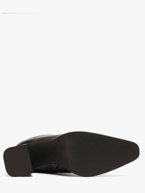 Heeled Boots In Leather Angel alarcon Black women 492A other view 4