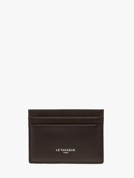 Card Holder Leather Le tanneur Brown lucien huile THHU3500