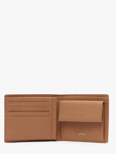 Wallet Leather Le tanneur Brown lucien graine THGR3350 other view 1