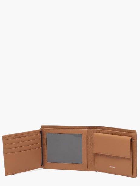 Wallet Leather Le tanneur Brown lucien graine THGR3350 other view 2