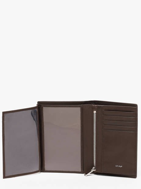 Wallet Leather Le tanneur Brown lucien huile THHU3311 other view 2