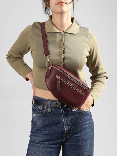 Belt Bag Leather Milano Brown caviar CA23111O other view 1