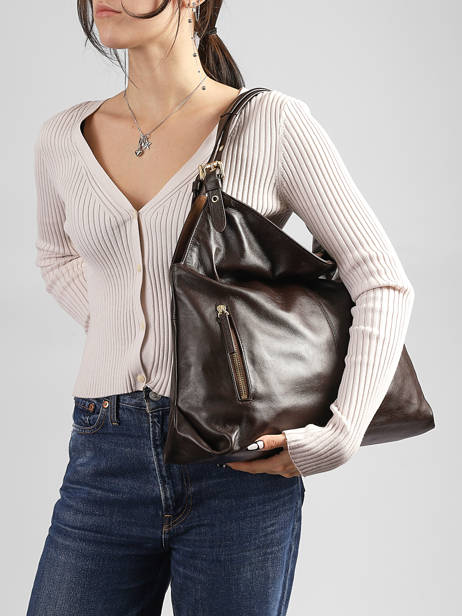 Shoulder Bag Nat et nin Brown vintage ATHENA other view 1