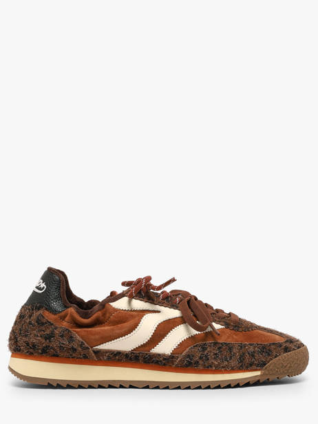 Sneakers Utah In Leather Mrp star Brown women 3
