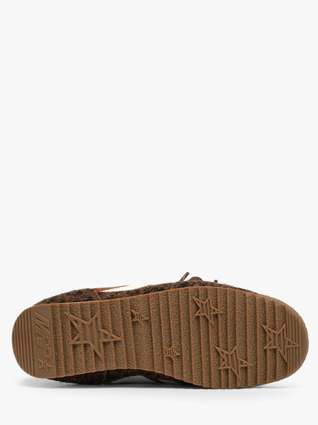 Sneakers Utah In Leather Mrp star Brown women 3 other view 4