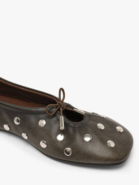 Ballerinas Rosalind In Leather Alohas Brown women 10143501 other view 2