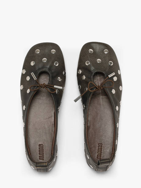 Ballerinas Rosalind In Leather Alohas Brown women 10143501 other view 3