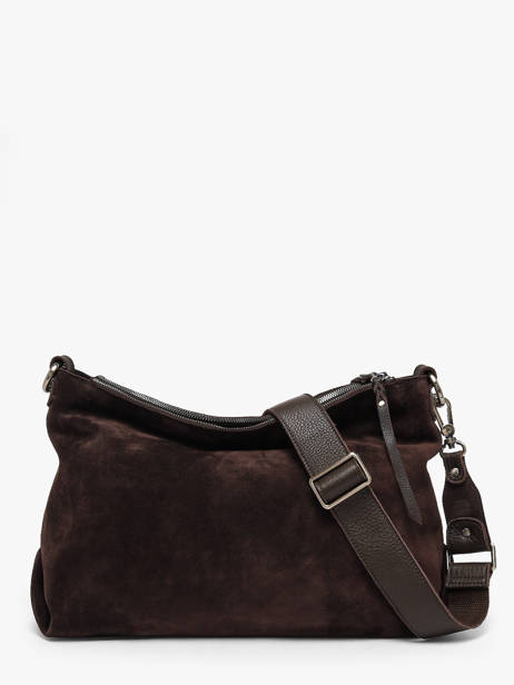 Sac Bandoulière Vintage Cuir Mila louise Marron vintage 3822VC1 vue secondaire 3