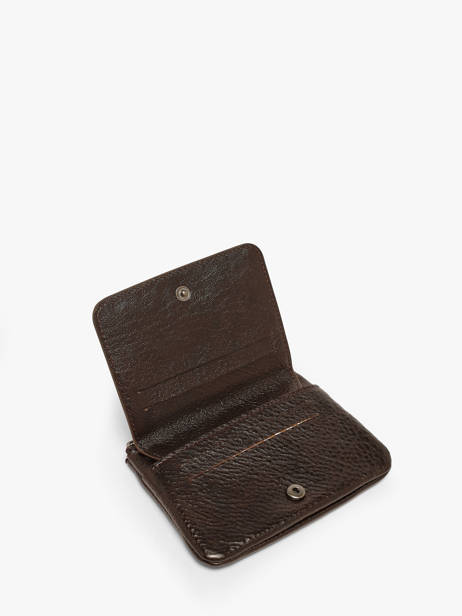 Coin Purse Leather Mila louise Brown vintage 3853DCC other view 1