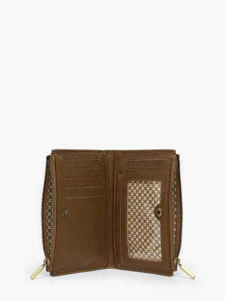 Wallet Leather Mila louise Brown vintage 3576PA1 other view 1
